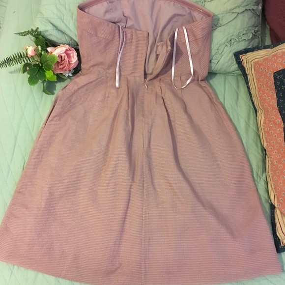 J.CREW SILK LILAC STRAPLESS DRESS SZ 6P - Picture 7 of 7